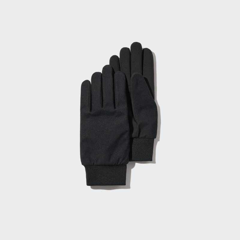 Перчатки для сенсорного экрана Uniqlo, черный