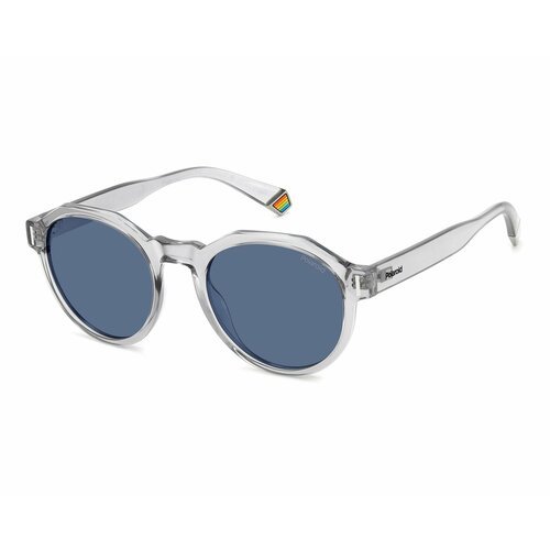 Солнцезащитные очки Polaroid PLD-206368KB752C3, бесцветный, синий