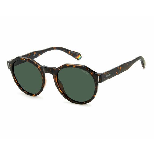 Солнцезащитные очки Polaroid PLD-20636808652UC, коричневый, зеленый
