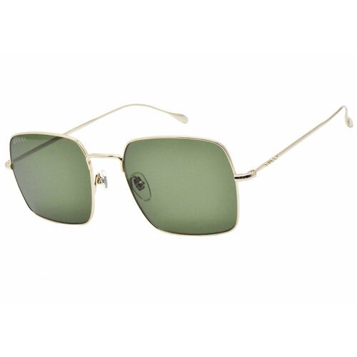 Солнцезащитные очки GUCCI GG1184S, золотой, зеленый