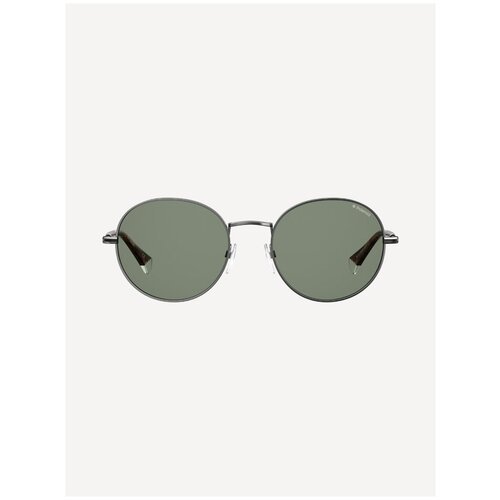 Солнцезащитные очки Polaroid, серый, серебряный