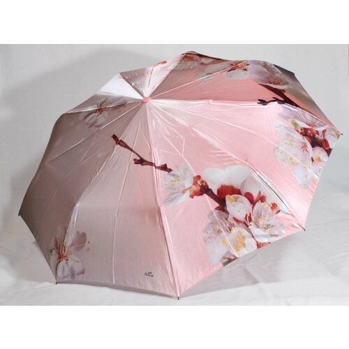 Зонт-трость Popular, белый, розовый