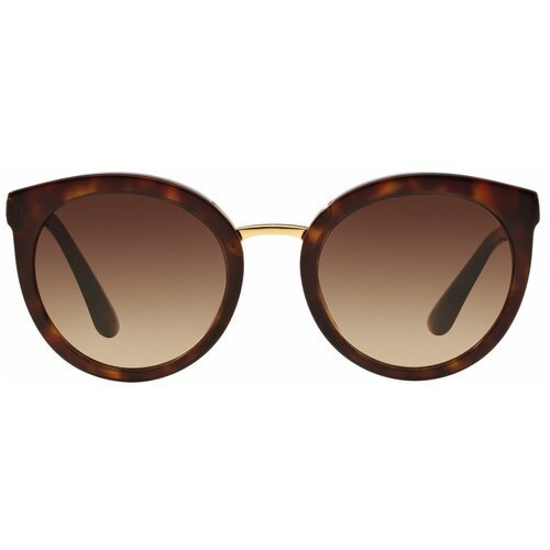 Солнцезащитные очки DOLCE & GABBANA, коричневый, золотой