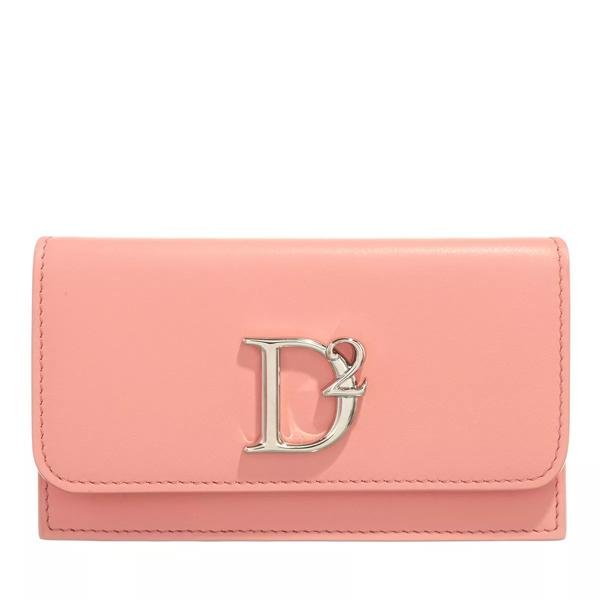 Кошелек d2 statement credit card holder Dsquared2, розовый
