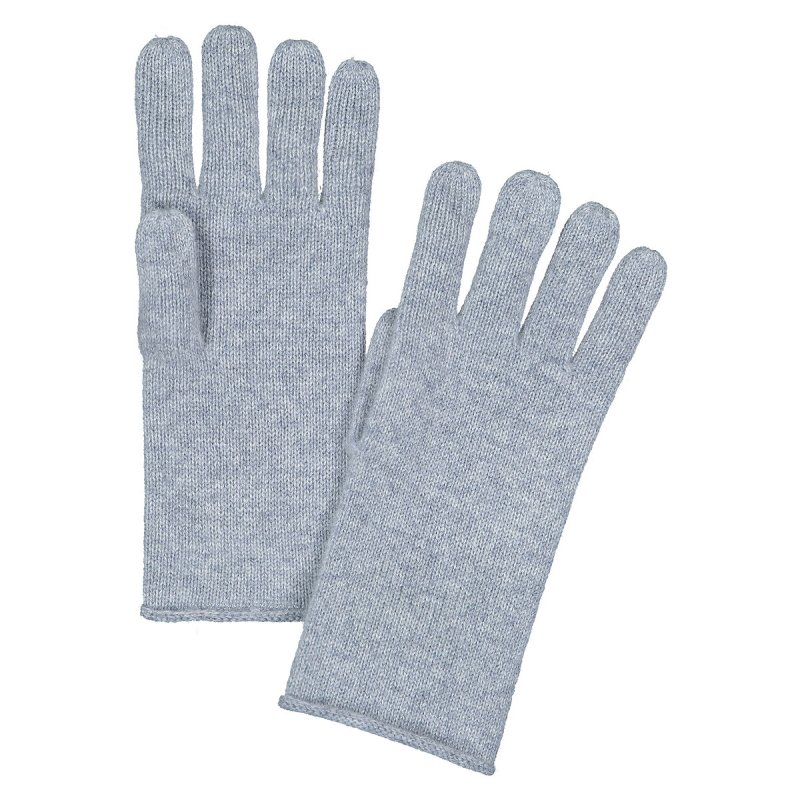 Перчатки из переработанного кашемира UNI серый