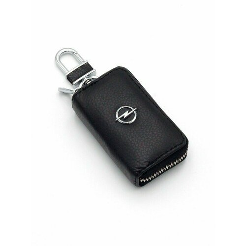 Ключница Skin R1zenbaks, зернистая фактура, Opel, черный