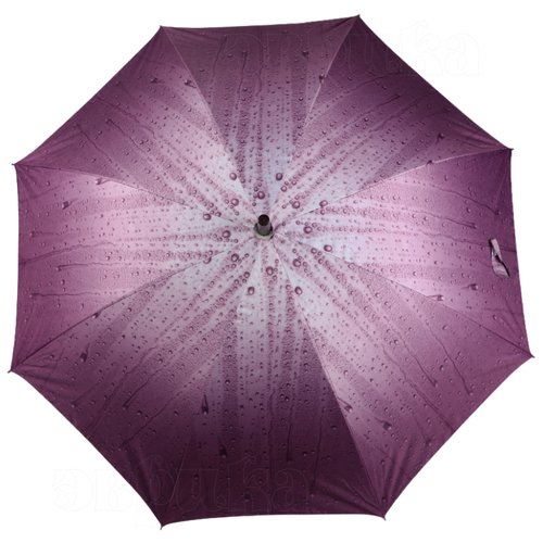 Зонт-трость ЭВРИКА подарки и удивительные вещи, фиолетовый