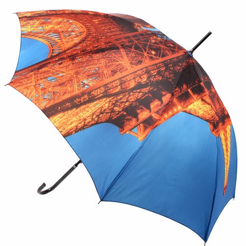 Зонт-трость FLIORAJ, оранжевый, синий