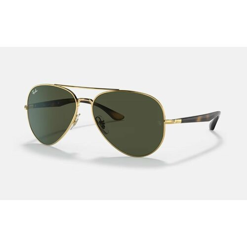 Солнцезащитные очки Ray-Ban, золотой, зеленый