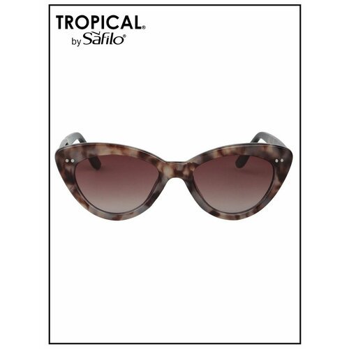 Солнцезащитные очки Tropical, коричневый, серый