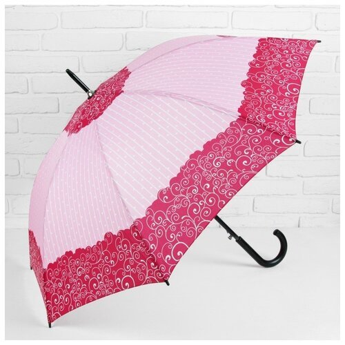 Зонт-трость Сима-ленд, розовый